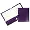 JAM Paper Laminated 2-Pocket Glossy 3-Hole Punch School Folders, 6ct.